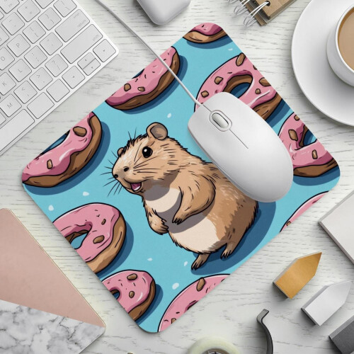 Ποντίκι Capybara Donut 21x25cm με αντιολισθητική βάση από καουτσούκ 1