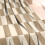 Geruite flanellen plaid 50x60 zwart 3