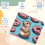 Ποντίκι Capybara Donut 21x25cm με αντιολισθητική βάση από καουτσούκ 3