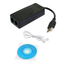 USB Fax Modem with Lightning Protection for Windows 7/8/10