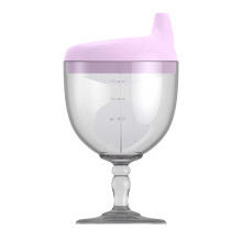 Baby Sippy Cup Purple Goblet Style 1 Count