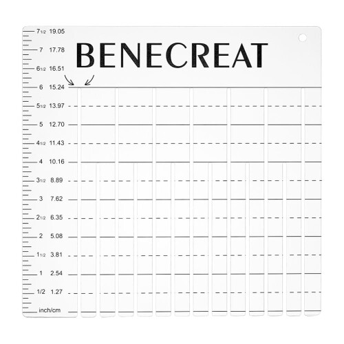 Acrylic Quilting Ruler Rectangle Cutting Guide 1