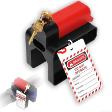 Adjustable  Valve Lockout Device Industrial Safety Lock Valve Lock Out Tag Out, Water Valve Lock, Gas Valve Lock,1PC