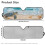 Turtle Starfish Windshield Sun Shade for Jeep Wrangler 7