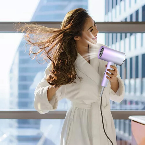 Ionic Hair Dryer with Concentrator Nozzle and Holder 2