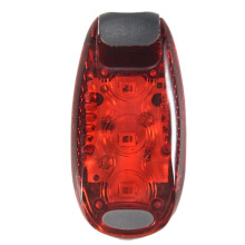4 Pcs Safety Light Waterproof Red Flashing Bicycle Rear Light, Suitable for Running, Walking, Cycling, Helmet, Etc