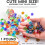 Billes de verre multicolores, mini billes plates, 500 g 2