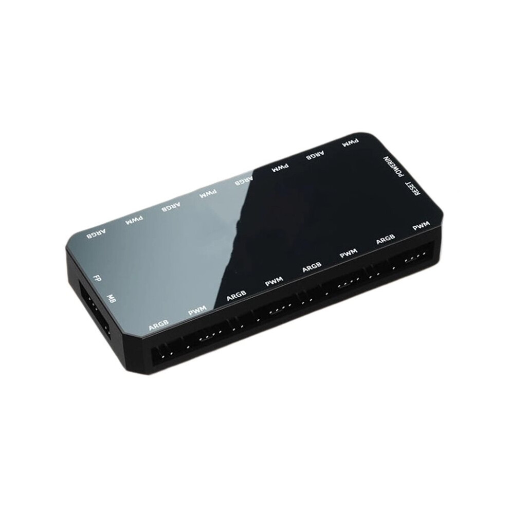 Argb Controller 8-Port Pwm Fan Hub Rgb Synchronized Remote Control Temperature Control Computer Case Cooling Effects 6031205828728