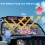 Dahlia Print Windshield Sun Shade for Jeep Gladiator 4