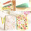 Organiseur de documents extensible A4 à motif floral (3 pièces) 7