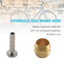 10 Set Hydraulic Disc Brake Hose MTB Mountain Bike Bicycle Olive Connector Insert for BH90 Replacement Part