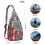 Σακίδιο πλάτης Crossbody με έθνικ σχέδια, ελαφρύ, 1Pack 3