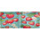 Red Strawberry Fruit Cartoon Kitchen Curtains 36 Inch Short 3