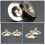 Silver Cymbal with Handle Kids Musical Instrument 2 Pcs 3
