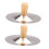 Silver Cymbal with Handle Kids Musical Instrument 2 Pcs 5