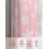 Snowflake Sheer Curtains Pink White 2 Panels 52x45 Rod 6