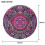 Nappe ronde à motif cachemire 152 cm 2