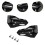 Motorcycle Hand Guards Black Universal Easy Install 6