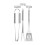 Stainless Steel BBQ Grill Tools Set 7-Piece 3