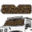Leopard Print Windshield Sun Shade for Jeep Wrangler JL and 2