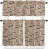 Brown Coffee Kitchen Curtains and Valances Set Rustic 2