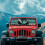 Foldable Windshield Sun Shade for Jeep Wrangler JL/JLU and 3