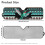 Foldable Windshield Sun Shade for Jeep Wrangler JL/JLU and 7
