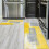 Yellow Abstract Kitchen Rug Set Non-Slip Washable 2-Pack 4