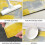 Yellow Abstract Kitchen Rug Set Non-Slip Washable 2-Pack 5