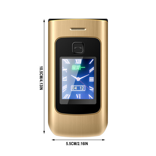 Dual Screen Flip Phone 2.6" + 2.0" 4800mAh Unlocked 1