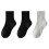 Kinder-Sportsocken aus Baumwolle, 3er-Pack, einfarbig 2