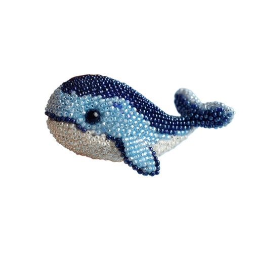 Delfin-Perlenstickset Ozeanmotiv 3D-Bastelset 1