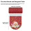 Weihnachtsmann-Toilettensitz und Spülkastendeckel-Set, 2er-Pack, Sterne 5