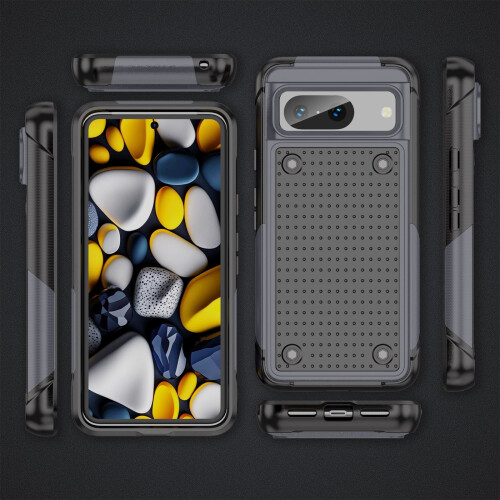 Google Pixel7Pro Armor Stötsäkert Skal Grå 2
