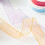 Rött glittertygband 3,7 cm x 2 rullar 5