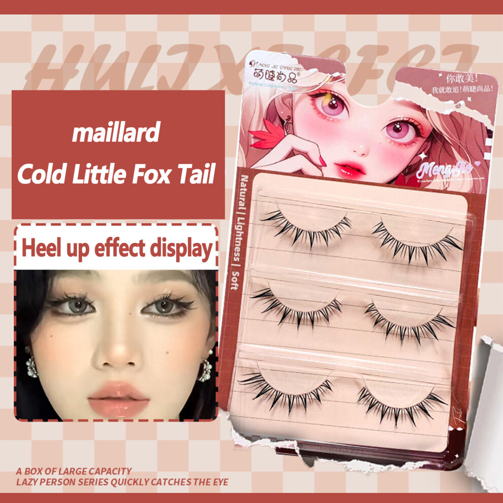 Dcph-Clothing Soft Wispy False Eyelashes - Natural Black Lashes For Women