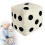 Plush Dice Pillow Soft Stuffed Cube Cushion 1 pc 2