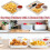 Set di vassoi di verdure con supporto per salse (4 pezzi) 2