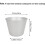 6er-Packung Aluminium-Popover-Form für Eier, Kuchen und Brownies 2