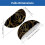 Cup Drawer Pulls Gold Rose Silhouette Shell Shape 6 pcs 2