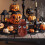 Halloween Pumpkin Lantern with Expressive Face 1pc 5