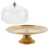 Glass Cake Stand Covered 10 Inch Diameter 8
