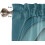 Kitchen Curtains Set Teal Brown Ombre 36 inch 5
