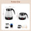 Camping Electric Kettle  Flable Portable Tea Coffee 10