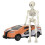 12 Inch Posable Anatomical Skeleton Model with Movable 6