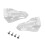 Motorcycle Hand Guards White Universal Fit 3
