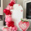 Ensemble de décorations de fête avec ballons rouges et roses 4