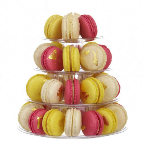 Round Macaroon Tower Stand 4 Tiers 2