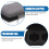 Microphone Storage Bag with USB Cable Holder Grey 13.8x9.8 6