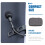 Microphone Storage Bag with USB Cable Holder Grey 13.8x9.8 8